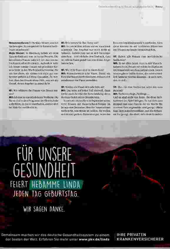 Vorschauseite 3: Es ist ihr Weg, und sie soll da gut durchkommen