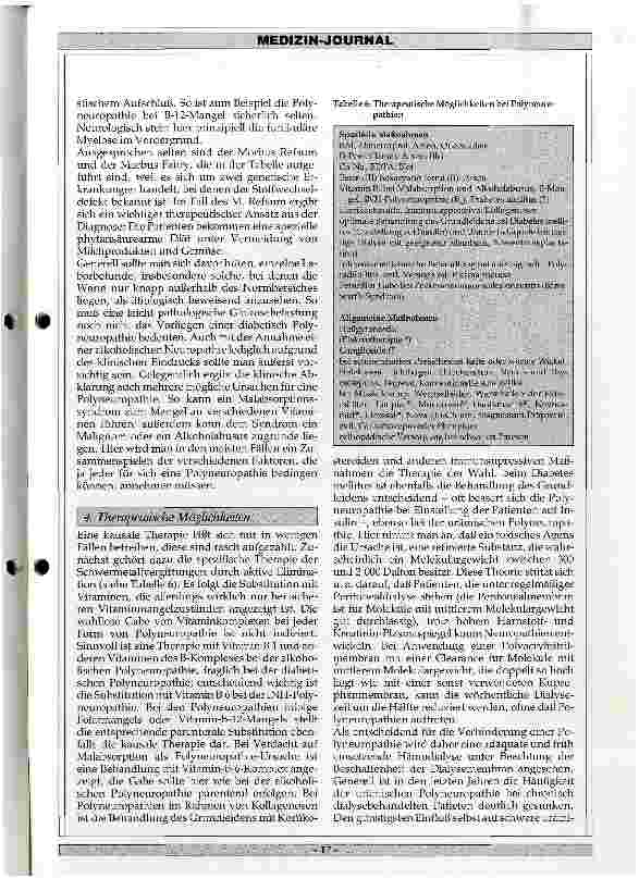 Vorschauseite 4: Klinik, Diagnostik und Therapie der Polyneuropathien