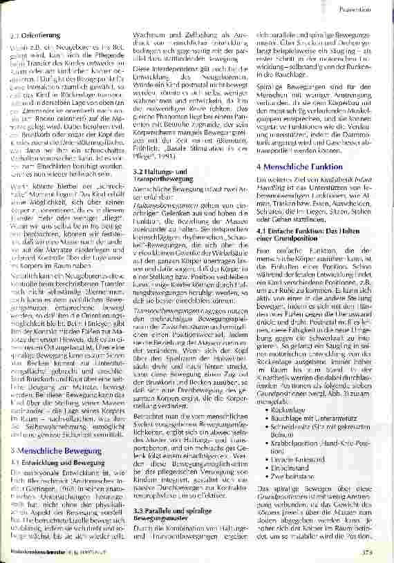 Vorschauseite 3: Die Bedeutung von Kinästhetik-Infant-Handling in der Kinderkrankenpflege
