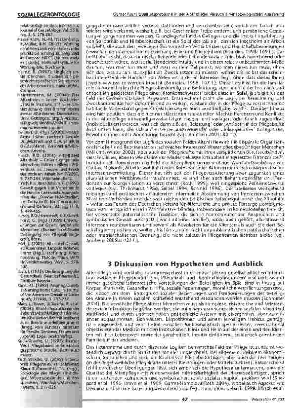 Vorschauseite 6: Qualitätsprobleme in der Altenpflege: Versuch einer soziologischen Aufklärung
