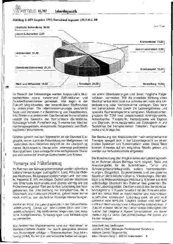 Vorschauseite 4: Einsatz und Bedeutung der Labordiagnostik Ein Überblick