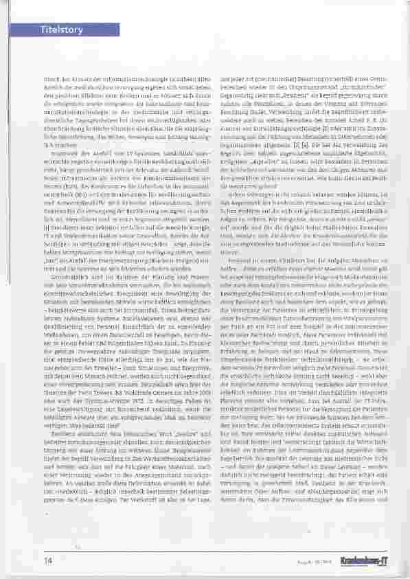 Vorschauseite 2: Resilienz in der Krankenhausstruktur