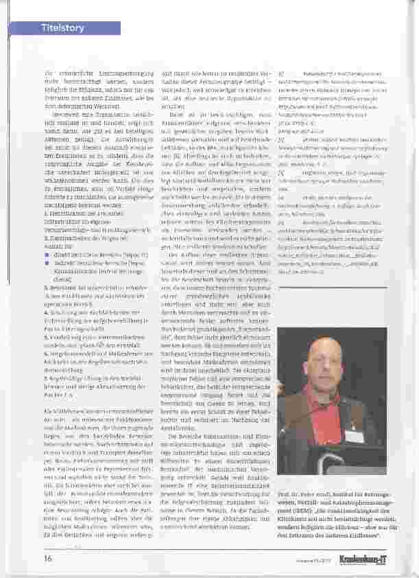 Vorschauseite 3: Resilienz in der Krankenhausstruktur