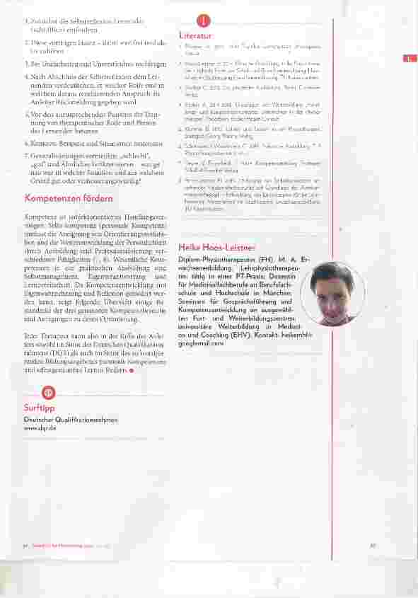 Vorschauseite 6: Praxisanleitung in der Physiotherapie