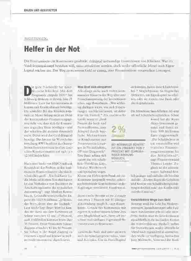 Vorschauseite 1: Helfer in der Not