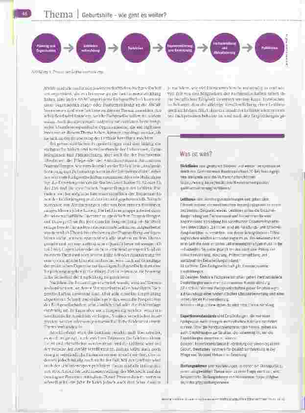 Vorschauseite 3: Leitlinien Zukunft der Hebammenkunst?