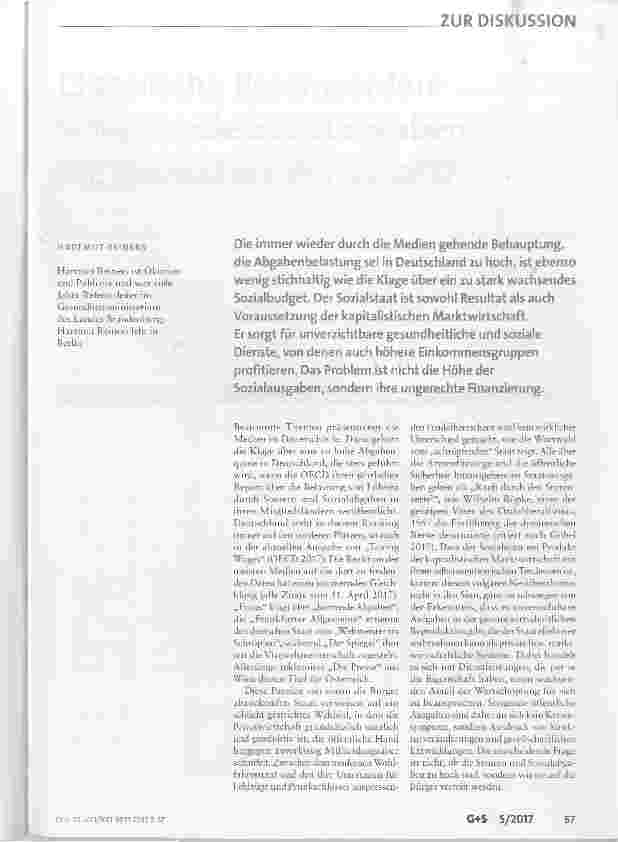 Vorschauseite 1: Chronische Beschwerden: Schaden die Sozialabgaben der deutschen Wirtschaft?