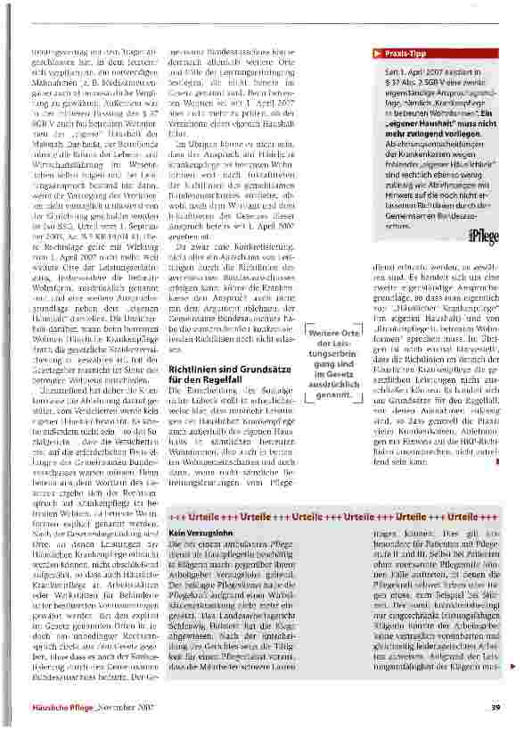 Vorschauseite 2: Auch außerhalb des eigenen Haushalts