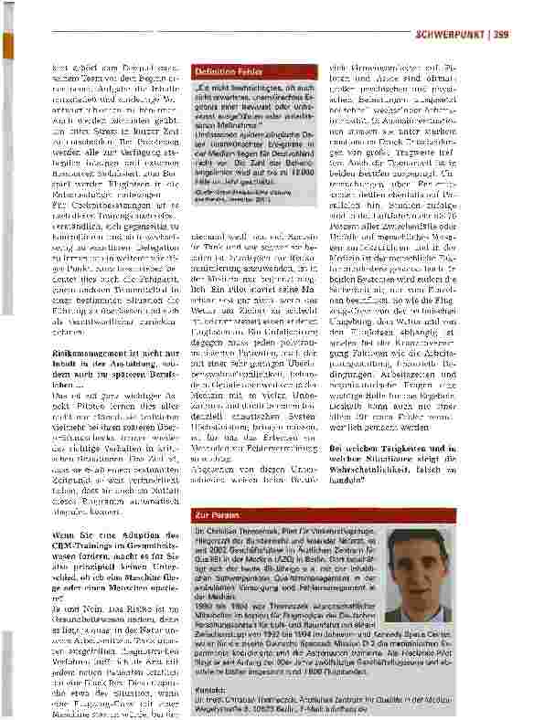 Vorschauseite 2: Risikomanagement wie im Cockpit