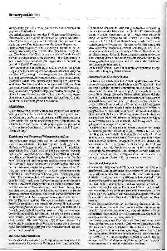 Vorschauseite 3: Der psychiatrische Hilfsverein