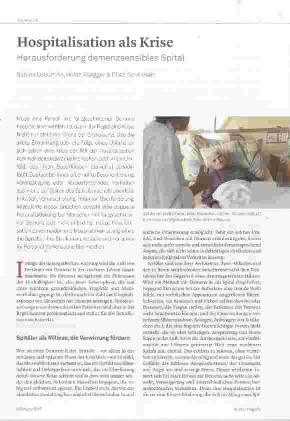 Vorschauseite 1: Hospitalisation als Krise