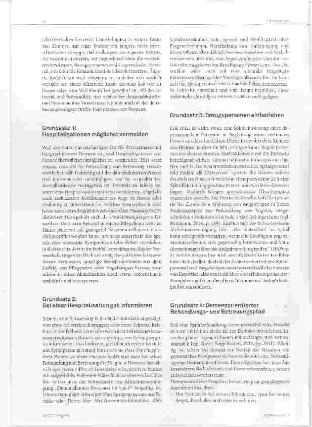 Vorschauseite 2: Hospitalisation als Krise