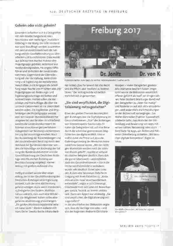 Vorschauseite 4: Freiburg: DIE RÜCKKEHR ZUR SACHLICHKEIT