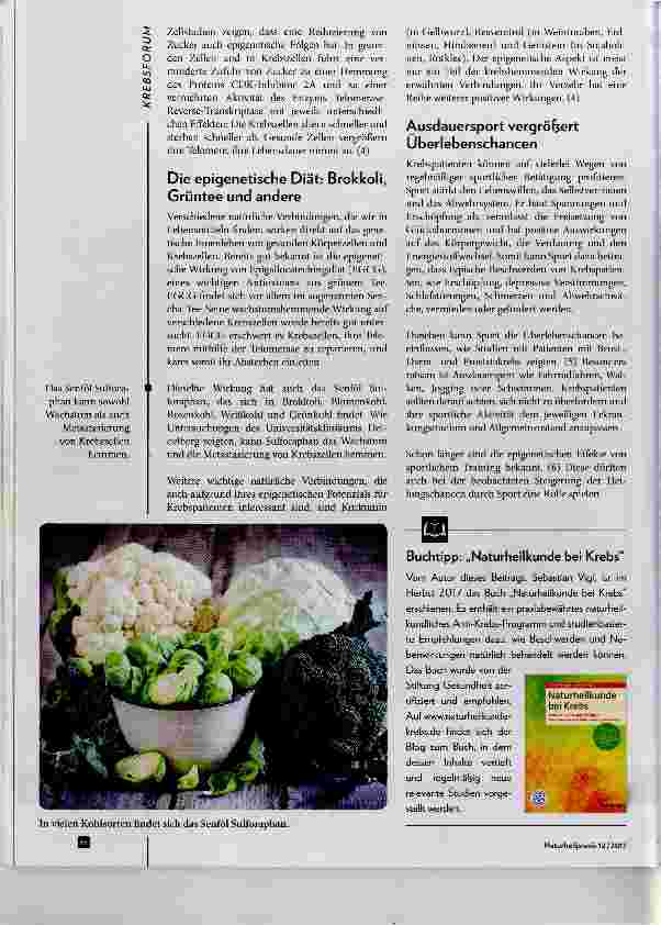 Vorschauseite 3: Weichenstellwerk Epigenetik Mit dem Lebensstil die Krebserkrankung beeinflussen