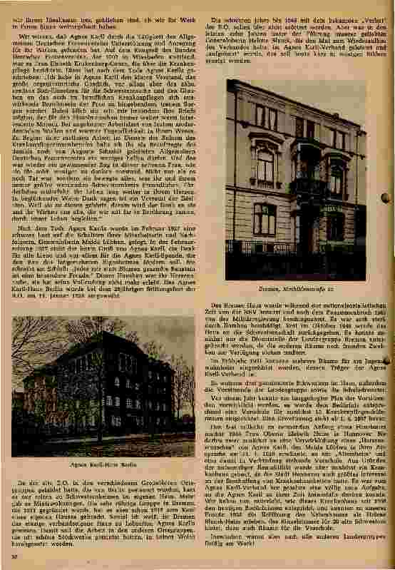 Vorschauseite 2: Nach 30 Jahren Am 12. Februar 1957 - 30 Jahre seit dem Tode Agnes Karlls