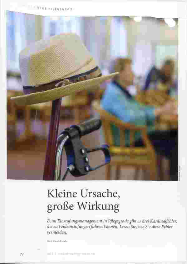 Vorschauseite 1: Kleine Ursache, große Wirkung
