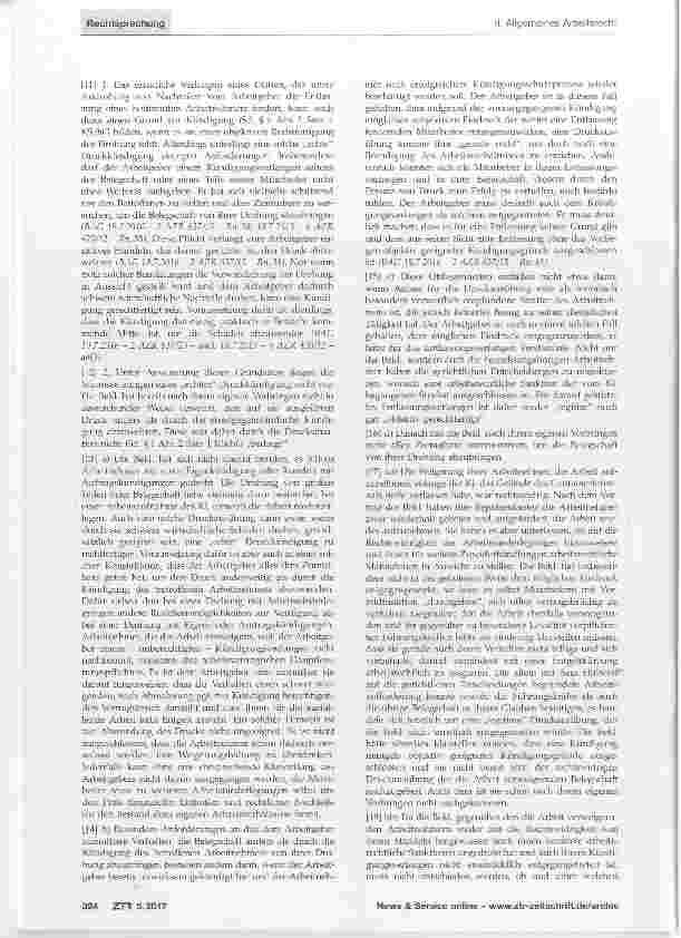 Vorschauseite 2: Druckkündigung nach außerdienstlicher Straftat
