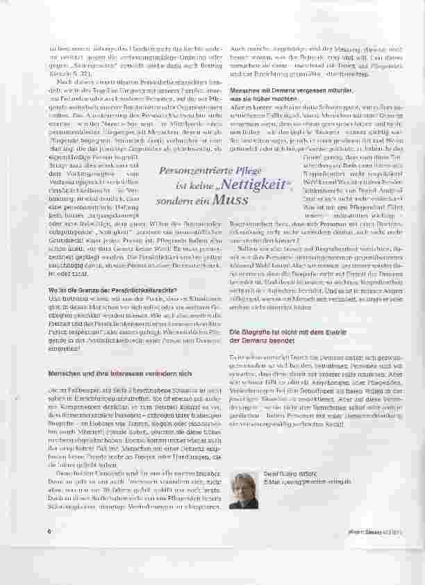 Vorschauseite 3: Recht auf Veränderung Gefährdet Biografiearbeit das Persönlichkeitsrecht von Demenzerkrankten?