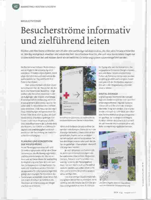 Vorschauseite 1: Besucherströme informativ und zielführend leiten