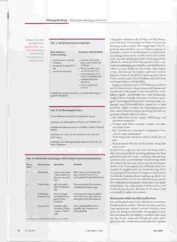 Vorschauseite 3: Püriert oder passiert Kostanpassung bei Dysphagie