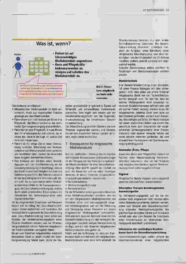 Vorschauseite 4: Heimbeatmungsgeräte in Gesundheitseinrichtungen