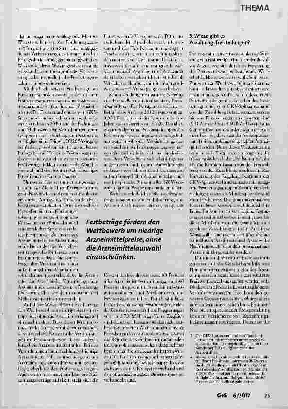 Vorschauseite 3: Restbeträge und Zuzahlungsfreistellungen im Arzneimittelbereich: Eine vertrackte Beziehung?