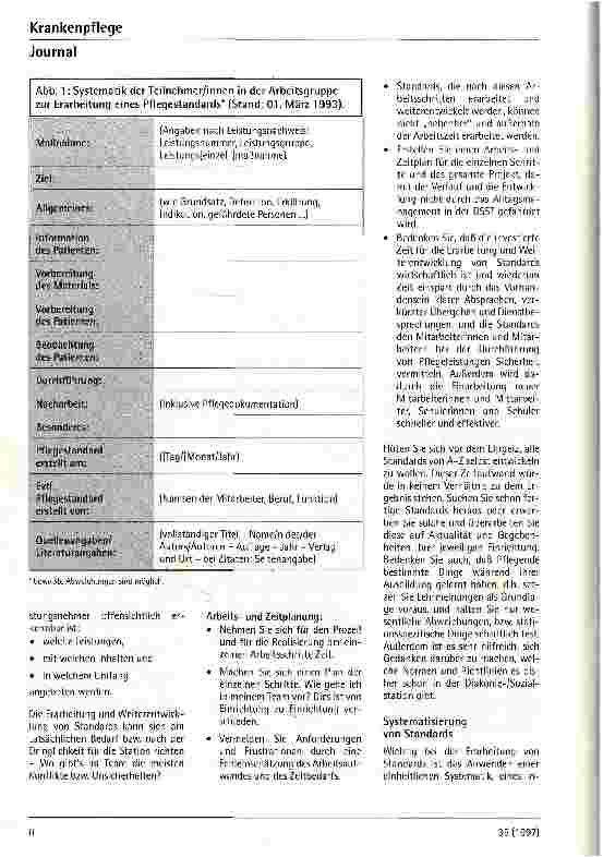 Vorschauseite 4: Qualitätsorientierte Pflege Pflegestandards in der ambulanten Pflege