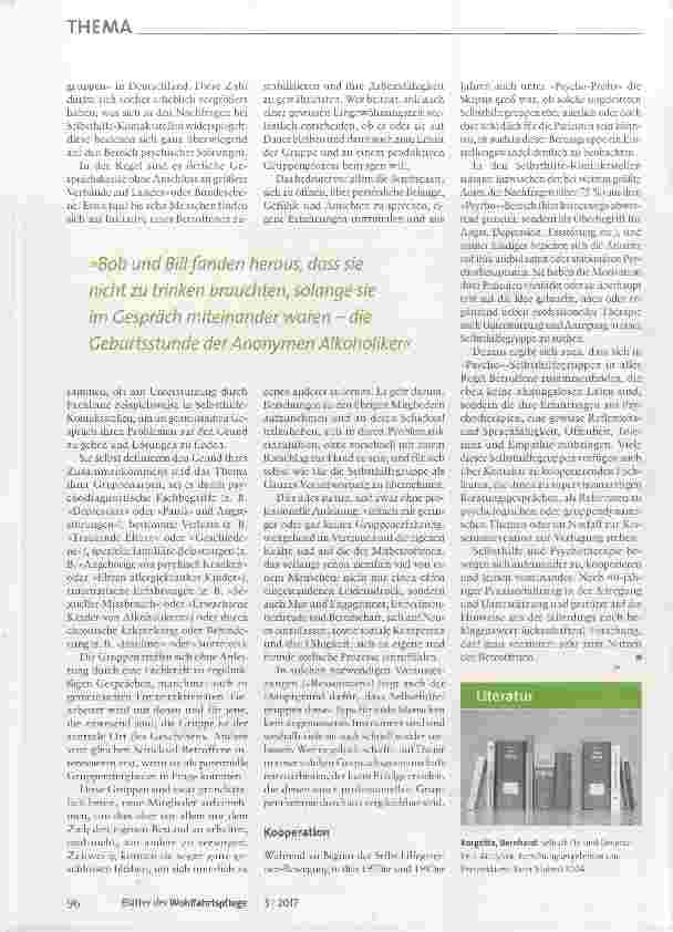 Vorschauseite 3: Patin der Selbsthilfe