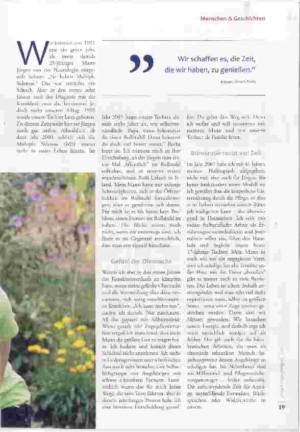 Vorschauseite 2: Wenn die Krankheit zum Familienleben gehört