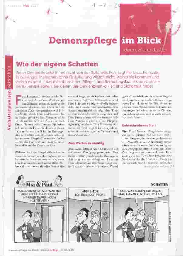 Vorschauseite 1: Wie der eigene Schatten