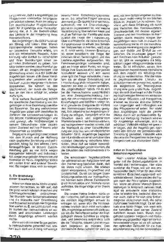 Vorschauseite 3: Die Heimübersiedlung: was Angehörige erwarten, was Angehörige brauchen
