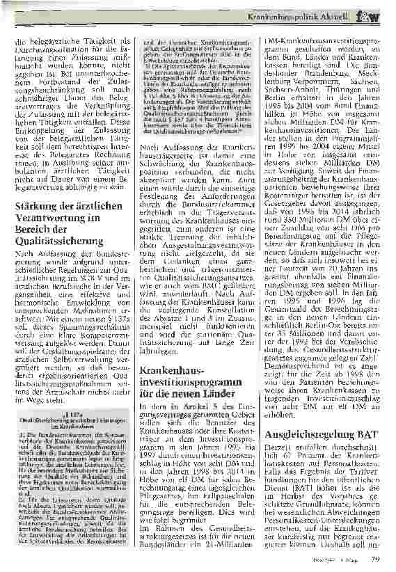 Vorschauseite 2: Kompromissmodell gebilligt Bundesregierung will 1. und 2. GKV-Neuordnungsgesetz gleichzeitig durchsetzen