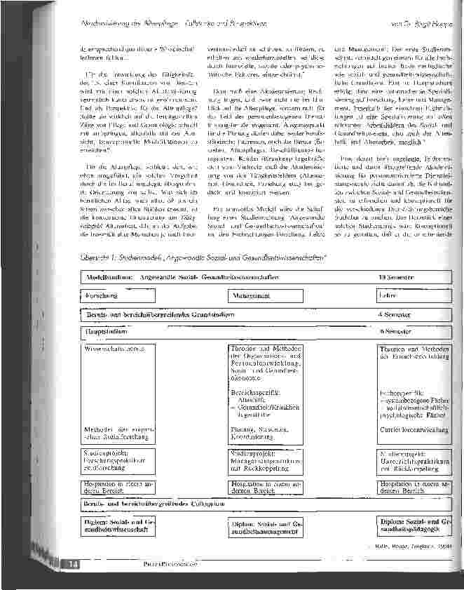 Vorschauseite 3: Akademisierung der Altenpflege - Fallstricke und Perapektiven