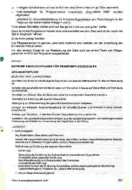 Vorschauseite 4: Projekt Gesundheit 2000