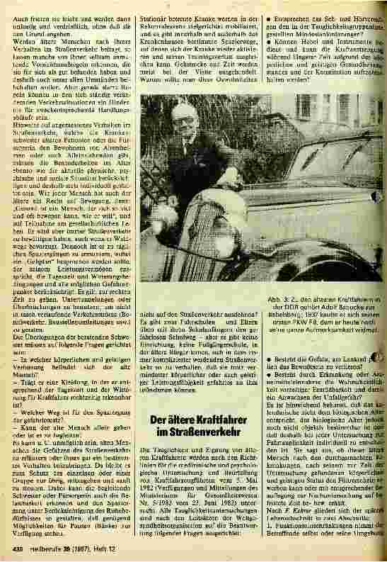 Vorschauseite 3: Der ältere Mensch im Straßenverkehr