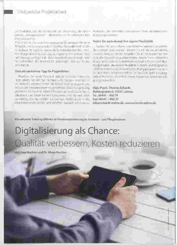 Vorschauseite 3: Erfolgreiche Projektarbeit in der Altenpflege
