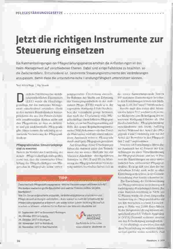 Vorschauseite 1: Jetzt die richtigen Instrumente zur Steuerung einsetzen