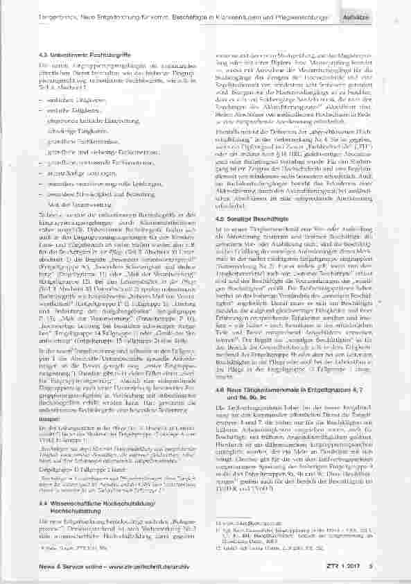 Vorschauseite 3: Neue Entgeltordnung für die kommunalen Beschäftigten in Krankenhäusern und Pflegeeinrichtungen