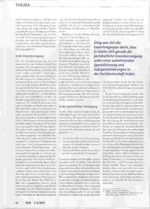 Vorschauseite 5: Die Mauer muss weg - ein Konzept für eine sektorenübergreifende Versorgung im deutschenGesundheitswesen