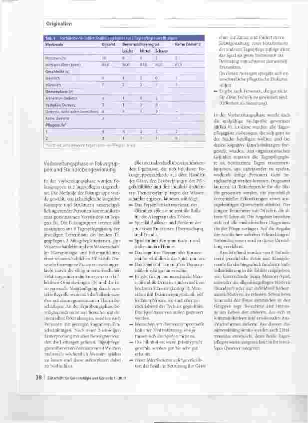 Vorschauseite 4: Technikbasiertes Spiel von Tagespflegebesuchern mit und ohne Demenz