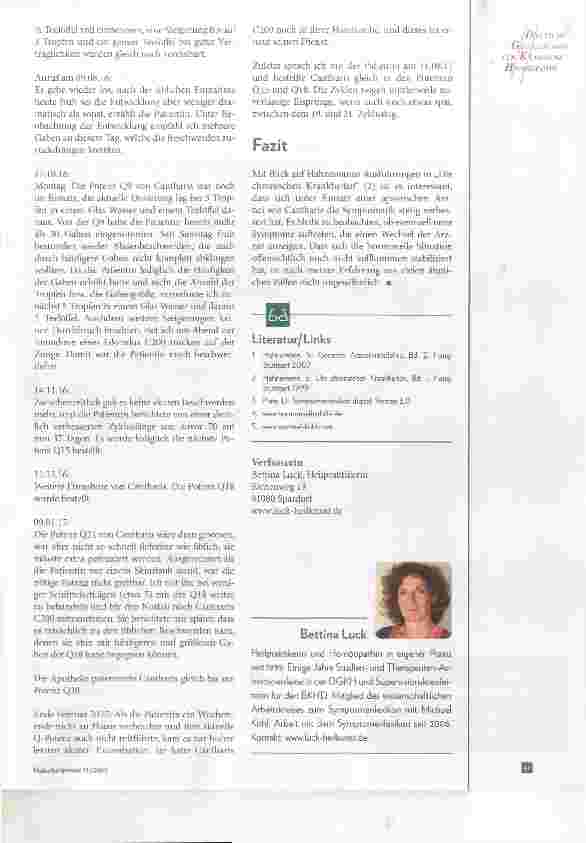 Vorschauseite 4: Rezidivierende Zystitis Arzneimittelbestimmung mithilfe des Symptomenlexikons
