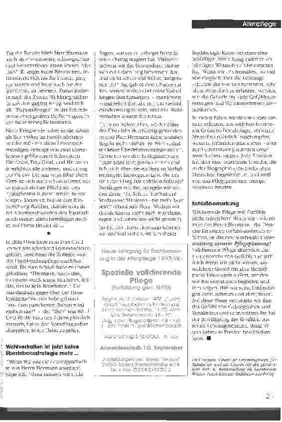 Vorschauseite 2: Was heißt, ich soll mich fügen. .. ?