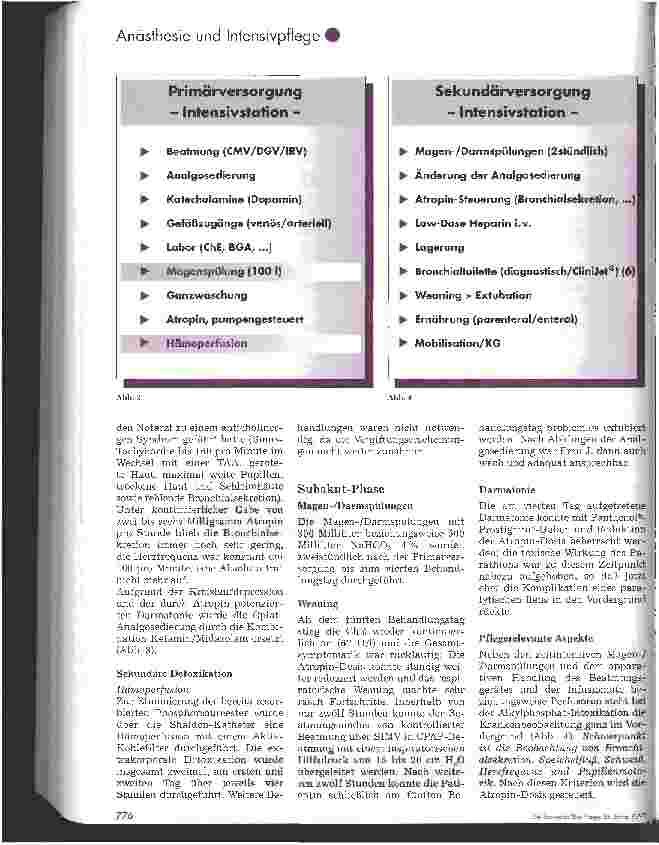 Vorschauseite 5: E 605-Intoxikation - Fallbeispiel einer oralen Phosphorsäureester-Vergiftung in suizidaler Absicht -