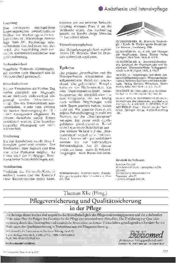 Vorschauseite 6: E 605-Intoxikation - Fallbeispiel einer oralen Phosphorsäureester-Vergiftung in suizidaler Absicht -