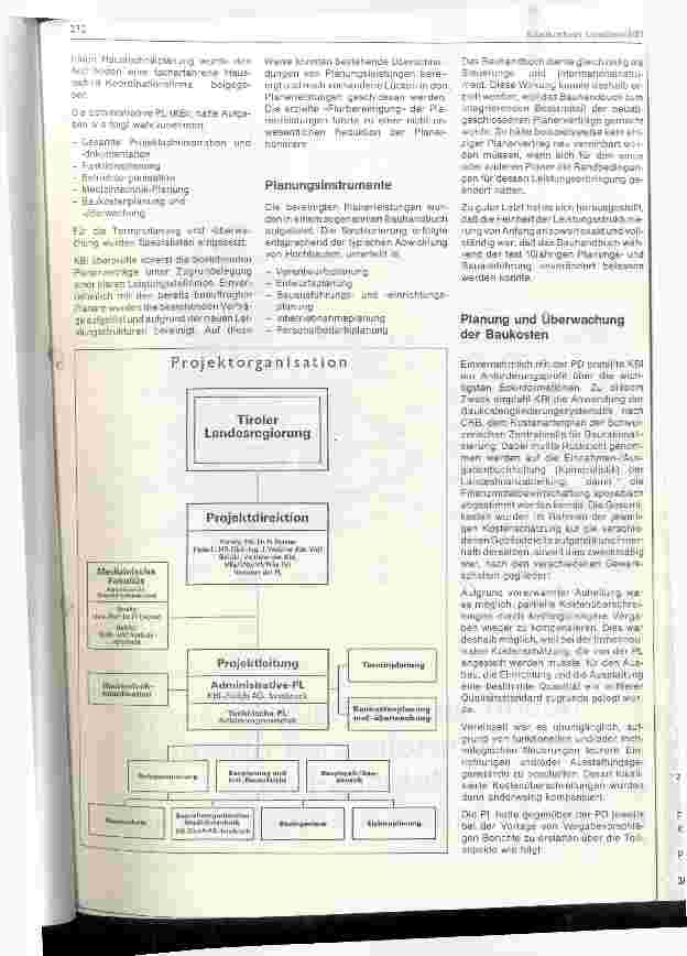 Vorschauseite 2: Der Neubau der Frauenund Kopfklinik und des zentralen Versorungsgebäudes der Universitätskliniken Innsbruck