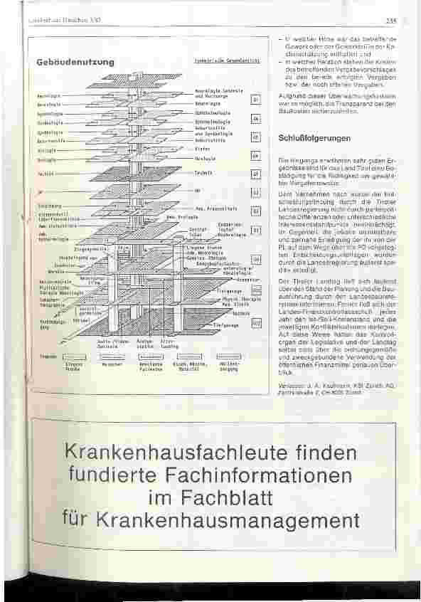 Vorschauseite 3: Der Neubau der Frauenund Kopfklinik und des zentralen Versorungsgebäudes der Universitätskliniken Innsbruck