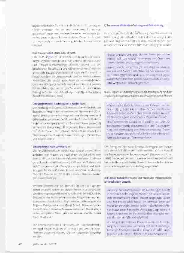 Vorschauseite 2: Trauermodelle in der Praxis: Anwendung, Nutzen und Erfahrungen