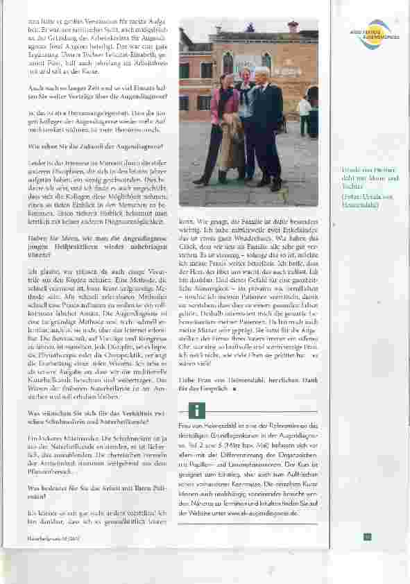 Vorschauseite 3: Ursula von Heimendahl Eine wichtige Persönlichkeit der traditionellenNaturheilkunde