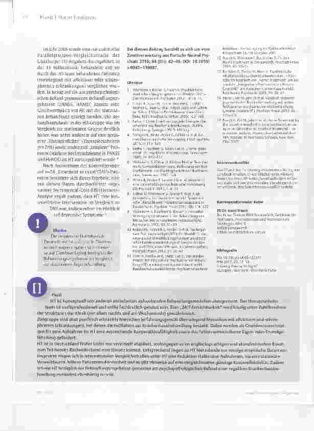Vorschauseite 6: Behandlung im vertrauten Umfeld