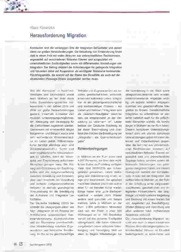 Vorschauseite 1: Herausforderung Migration